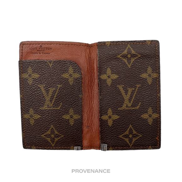 🔴 Louis Vuitton Pocket Organizer Card Wallet  - Monogram Small "f" - Picture 7 of 7
